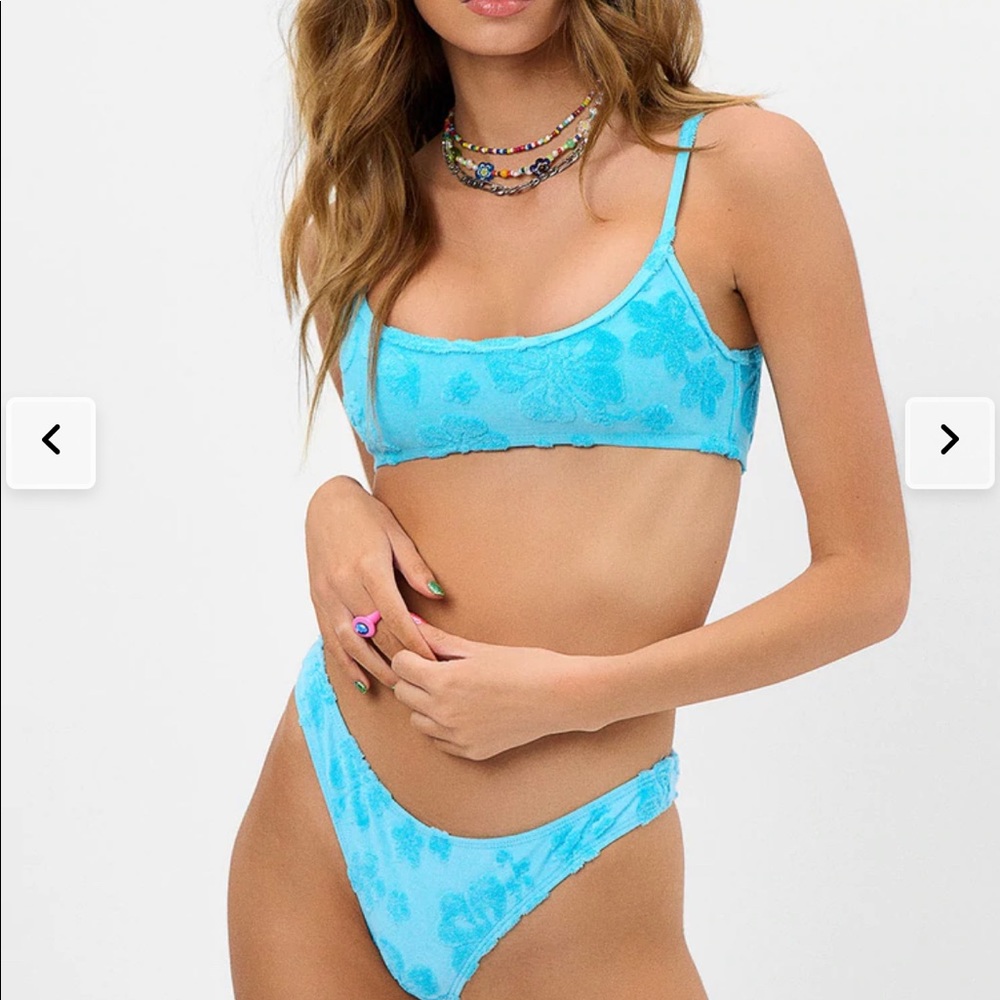 COPY - Brand new Frankie’s Bikinis Dallas Terry Bikini Top small